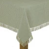 Homespun Check Woven Tablecloth 52"x52''