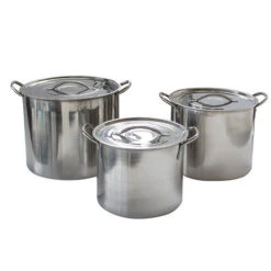 6-Piece Stainless Steel Stock Pot Set -Exquisite Home imageService 3560