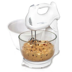 Hamilton Beach Power Deluxe 6-Speed Hand/Stand Mixer With Two Bowls -Exquisite Home imageService 3601