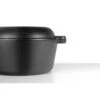 Commercial Chef Seasoned Cast Iron 5-Quart Dutch Oven