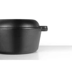 Commercial Chef Seasoned Cast Iron 5-Quart Dutch Oven