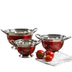 Oster® Oster Metaline 3-pk. Colander Set