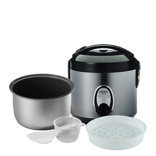 Aroma 8-Cup (Cooked) Cool-Touch Rice Cooker And Food Steamer 6 Aroma 8-Cup (Cooked) Cool-Touch Rice Cooker And Food Steamer - Image 6
