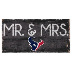 NFL Mr. And Mrs. Sign -Exquisite Home imageService 402