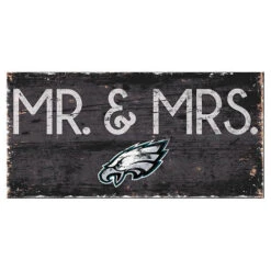 NFL Mr. And Mrs. Sign -Exquisite Home imageService 407