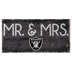 NFL Mr. And Mrs. Sign -Exquisite Home imageService 408
