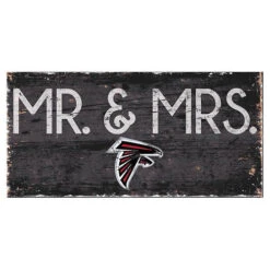 NFL Mr. And Mrs. Sign -Exquisite Home imageService 413