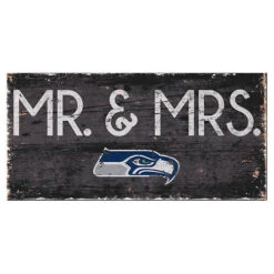 NFL Mr. And Mrs. Sign -Exquisite Home imageService 414