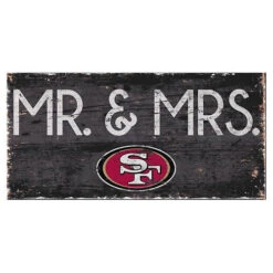 NFL Mr. And Mrs. Sign -Exquisite Home imageService 415