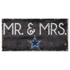 NFL Mr. And Mrs. Sign -Exquisite Home imageService 417