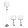 Lalia Home Perennial Morocco Classic 3-Piece Metal Lamp Set