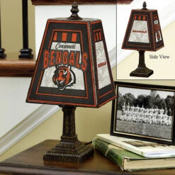 NFL Art Glass Lamp By Memory Company