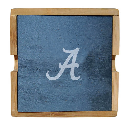 NCAA Slate Coaster Set 12 NCAA Slate Coaster Set - Image 12