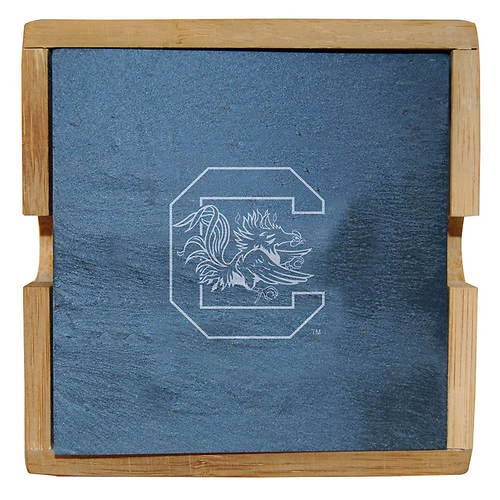 NCAA Slate Coaster Set 17 NCAA Slate Coaster Set - Image 17