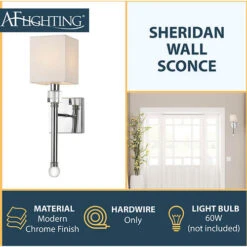 AF Lighting Sheridan Wall Sconce -Exquisite Home imageService 470