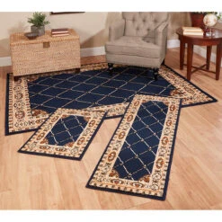 3-Piece Border Rug Set -Exquisite Home imageService 486