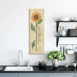 The Flower That Blooms In Adversity 6"x18" Canvas -Exquisite Home imageService 501