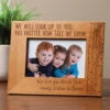 Personalized Wood Frame - We Look Up To You