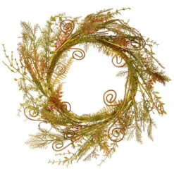 National Tree Company 22" Fern Wreath -Exquisite Home imageService 549