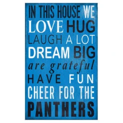 NFL "In This House" Sign