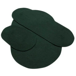 Alpine 3-Piece Solid Braided Rug Set