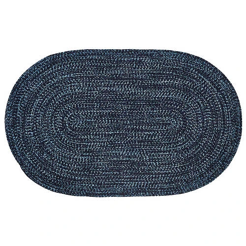 Chenille Tweed Braided Rug 30"x50" 1 Chenille Tweed Braided Rug 30"x50"