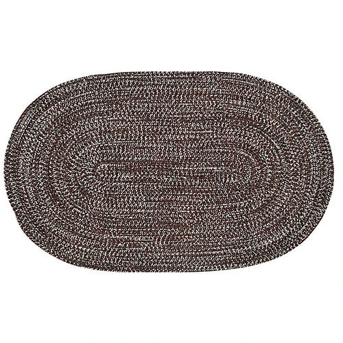 Chenille Tweed Braided Rug 30"x50" 2 Chenille Tweed Braided Rug 30"x50" - Image 2