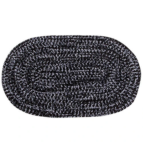 Chenille Tweed Braided Rug 30"x50" 3 Chenille Tweed Braided Rug 30"x50" - Image 3