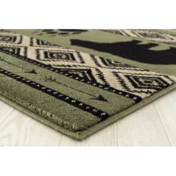 Huntsmen Bear Imprint 5'3" X 7'2" Area Rug 18 Huntsmen Bear Imprint 5'3" X 7'2" Area Rug -Exquisite Home imageService 882