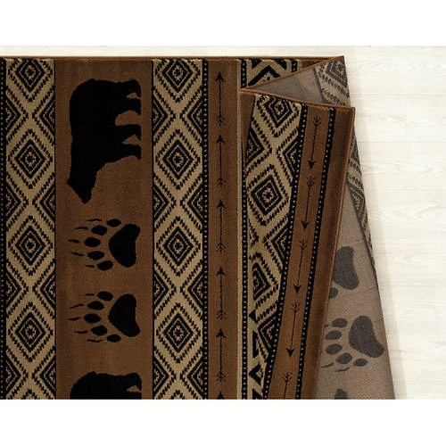 Huntsmen Bear Imprint 5'3" X 7'2" Area Rug 7 Huntsmen Bear Imprint 5'3" X 7'2" Area Rug - Image 7