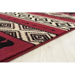 Huntsmen Bear Imprint 5'3" X 7'2" Area Rug 22 Huntsmen Bear Imprint 5'3" X 7'2" Area Rug -Exquisite Home imageService 886