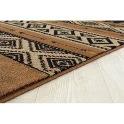 Huntsmen Bear Imprint 5'3" X 7'2" Area Rug 26 Huntsmen Bear Imprint 5'3" X 7'2" Area Rug -Exquisite Home imageService 890