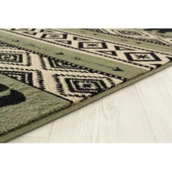 Huntsmen Bear Imprint 5'3" X 7'2" Area Rug 29 Huntsmen Bear Imprint 5'3" X 7'2" Area Rug -Exquisite Home imageService 893