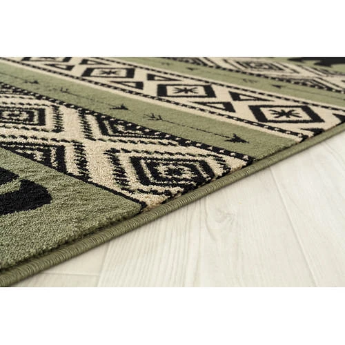 Huntsmen Bear Imprint 5'3" X 7'2" Area Rug 15 Huntsmen Bear Imprint 5'3" X 7'2" Area Rug - Image 15