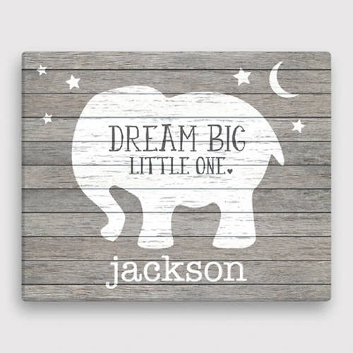 Personalized Dream Big Little One Canvas 1 Personalized Dream Big Little One Canvas